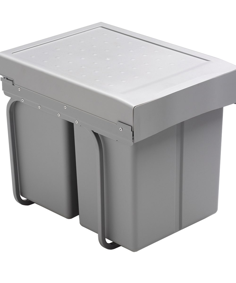 Alternative view of Raccoglitore ad estrazione frontale 2x21L - Made in Italy