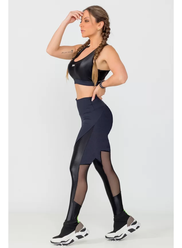 Set All Black inserti in tulle