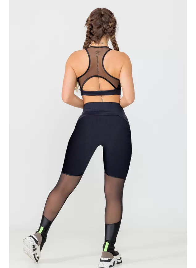 Alternative view of Set All Black inserti in tulle