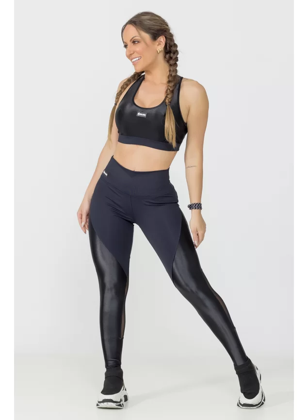 Set All Black inserti in tulle - immagine 3