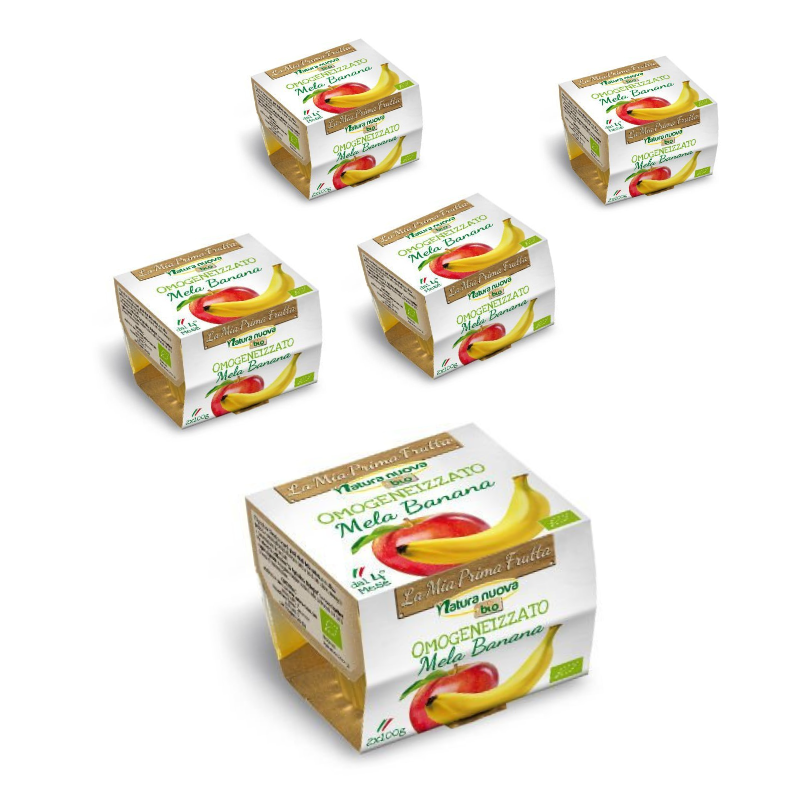 Omogeneizzato Bio Mela Banana Pack 12pz
