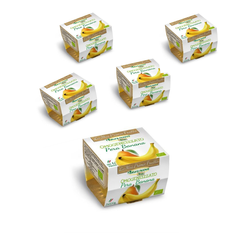 Omogeneizzato Bio Pera Banana Pack 12pz