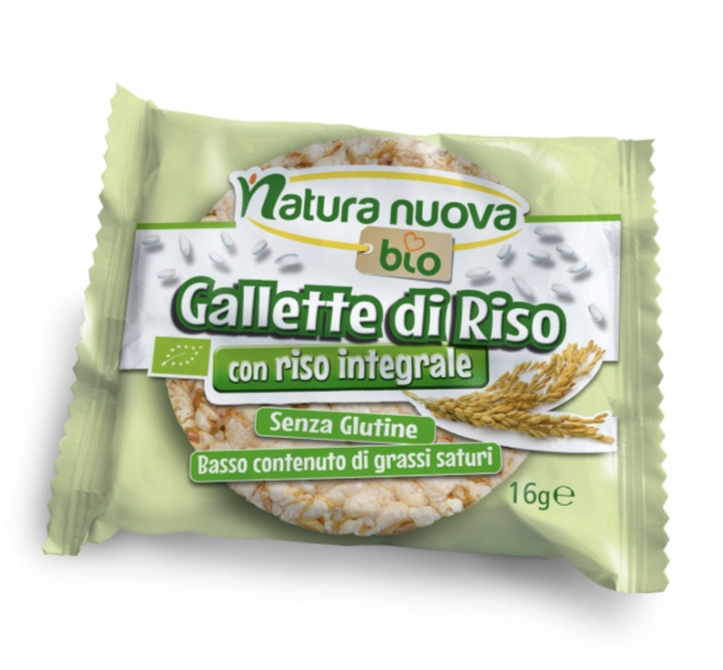 Gallette di riso da agricoltura biologica