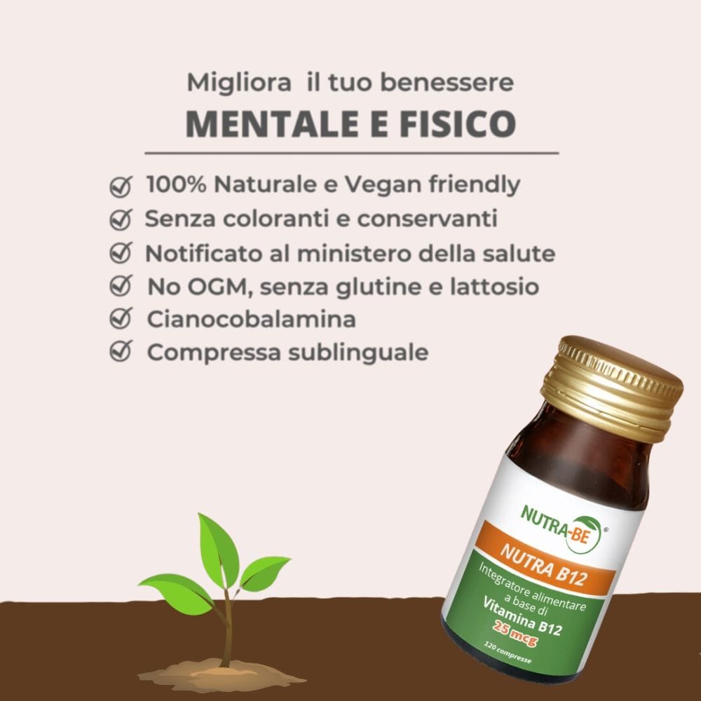 NUTRA B12 25mcg | per bambini da 4-10 anni | 120 compresse - immagine 2