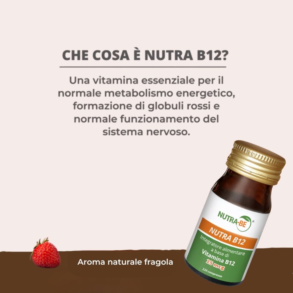 NUTRA B12 25mcg | per bambini da 4-10 anni | 120 compresse - immagine 3