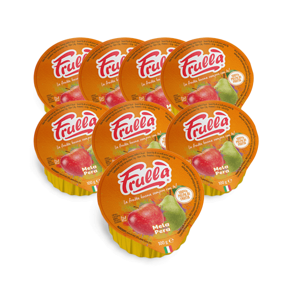 Polpa di frutta Mela Pera - Pack 18 pezzi