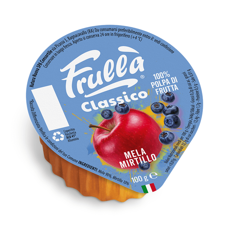 Alternative view of Polpa di frutta Mela Mirtillo - Pack 18 pezzi