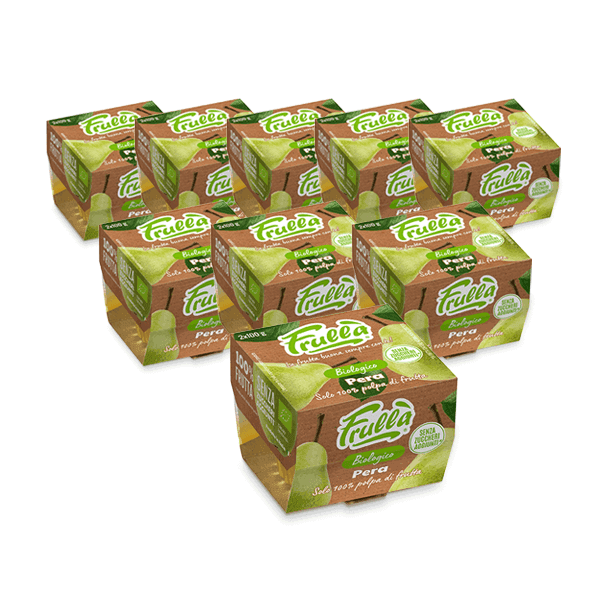 Polpa di Frutta Pera Biologico - 2x100g - Pack 12 pezzi