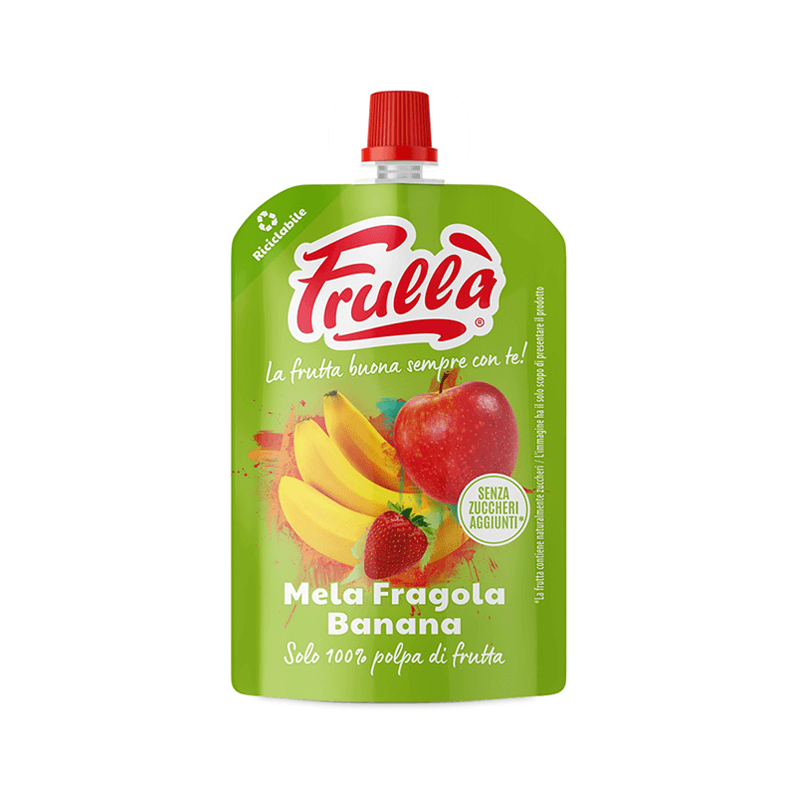 Frutta Frullata Mela Fragola Banana