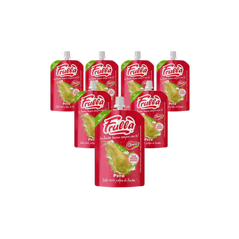 Frutta frullata Pera Abate - Pack 18 pezzi