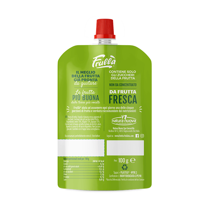 Alternative view of Frutta Frullata Mela Fragola Banana