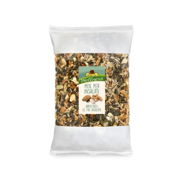 Mix per insalate - semi di zucca, semi di girasole, mandorle, noci - 500g