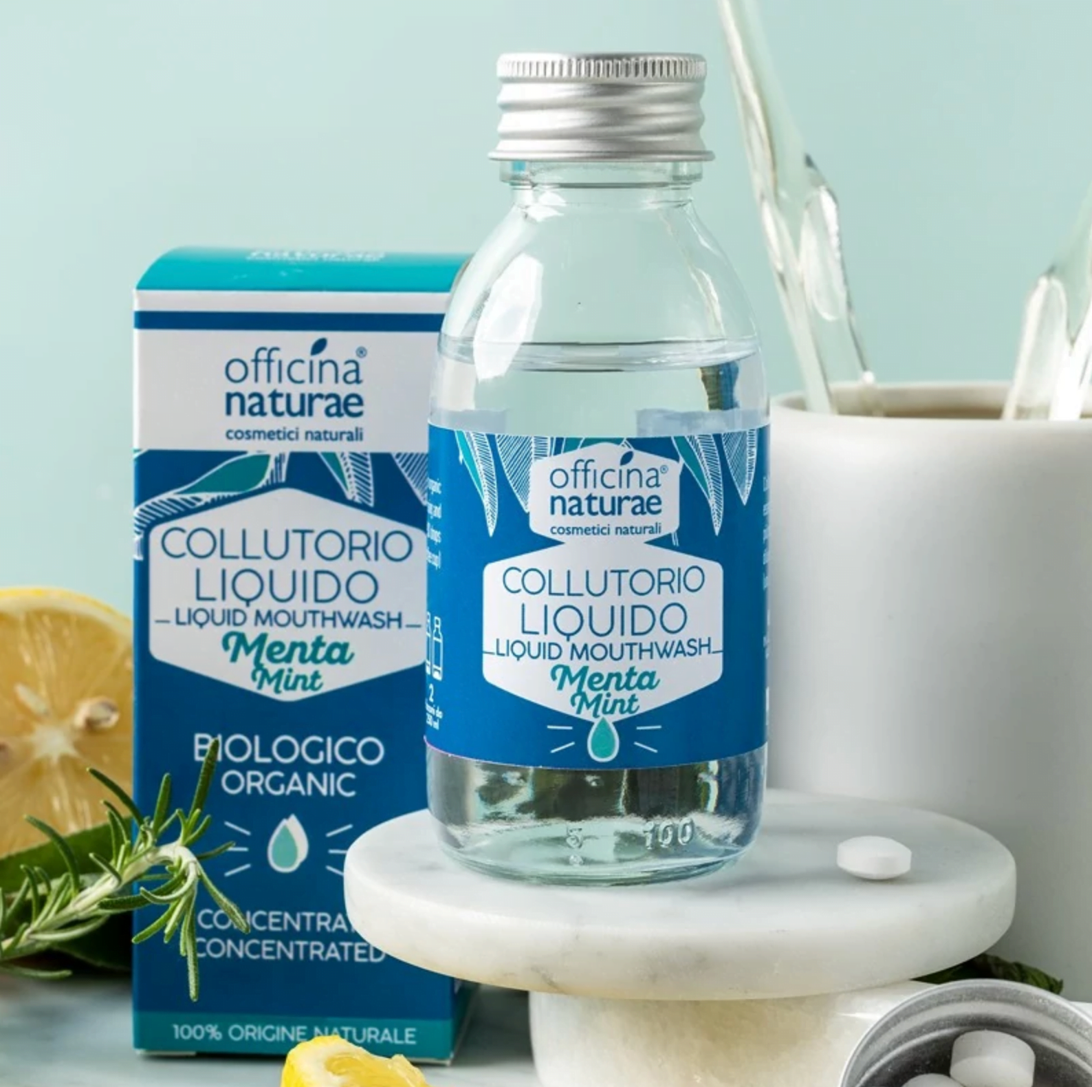 Collutorio Concentrato Menta - 100 ml | Officina Naturae - immagine 2