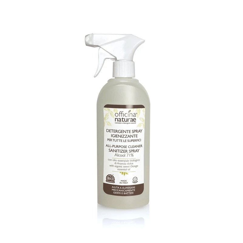 Detergente Spray Igienizzante per tutte le superfici 500ml | Officina Naturae