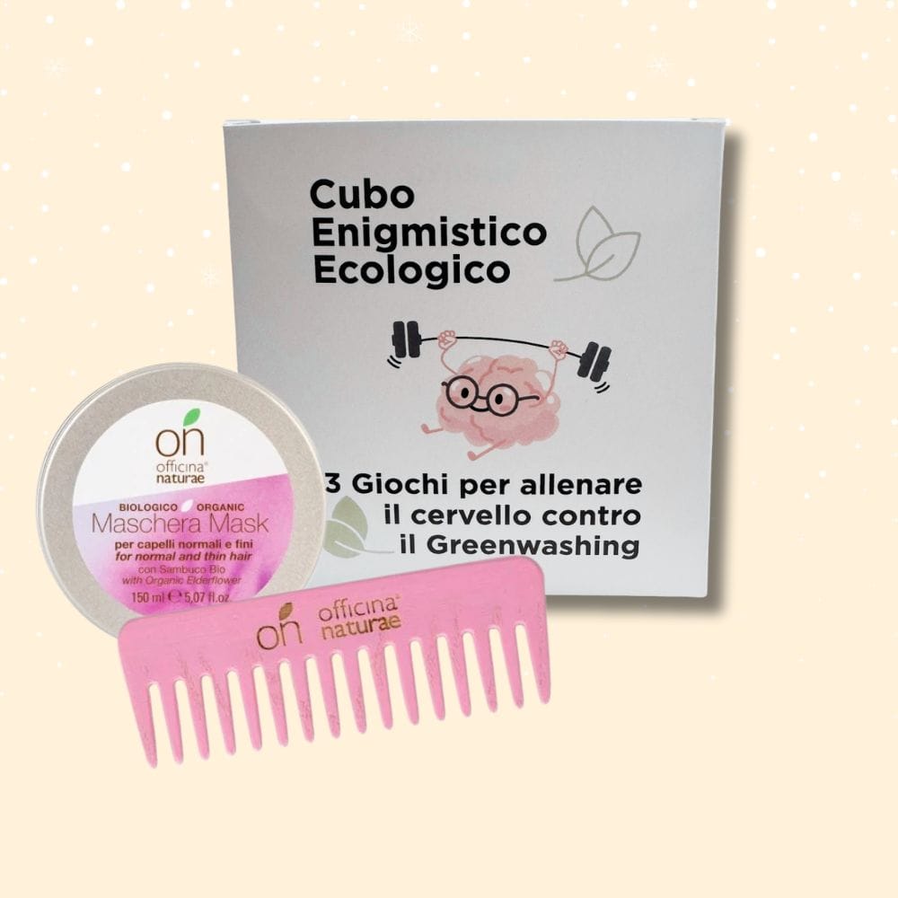 Alternative view of Cubo enigmistico CHIOMA WOW | Pettine in legno + Maschera per Capelli a tua Scelta