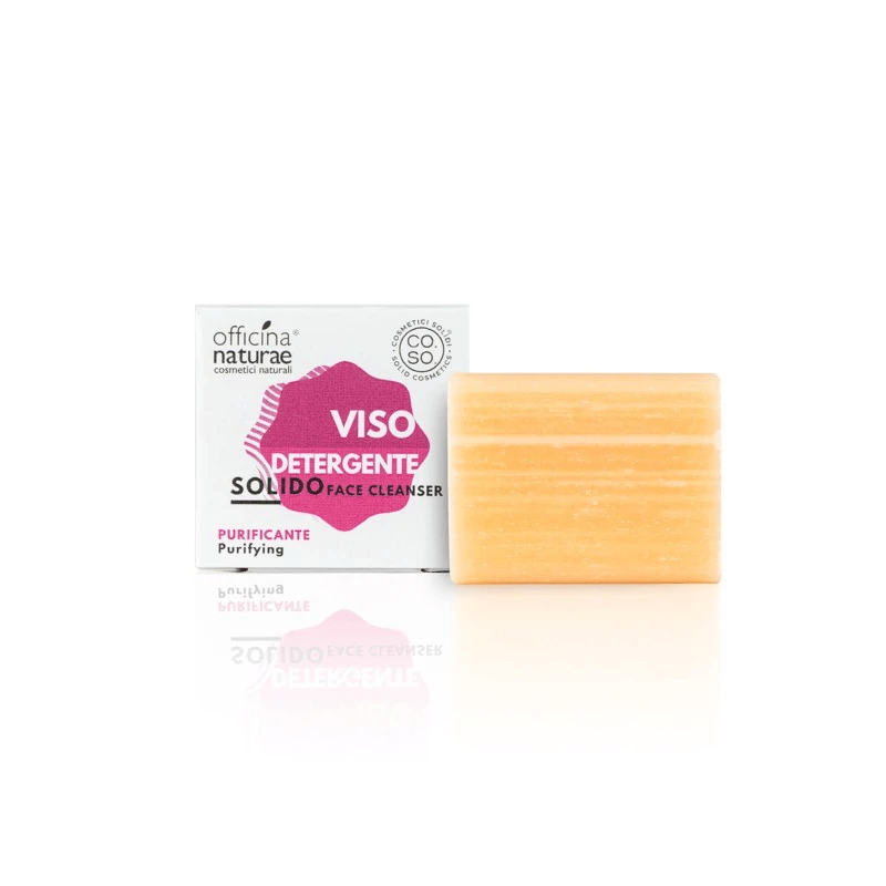 Mini Size Detergente Viso Solido Purificante | Officina Naturae