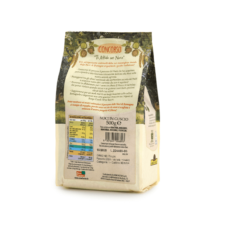 Noci in Guscio di Romagna – Calibro 30mm+ – Busta 500 gr - immagine 3