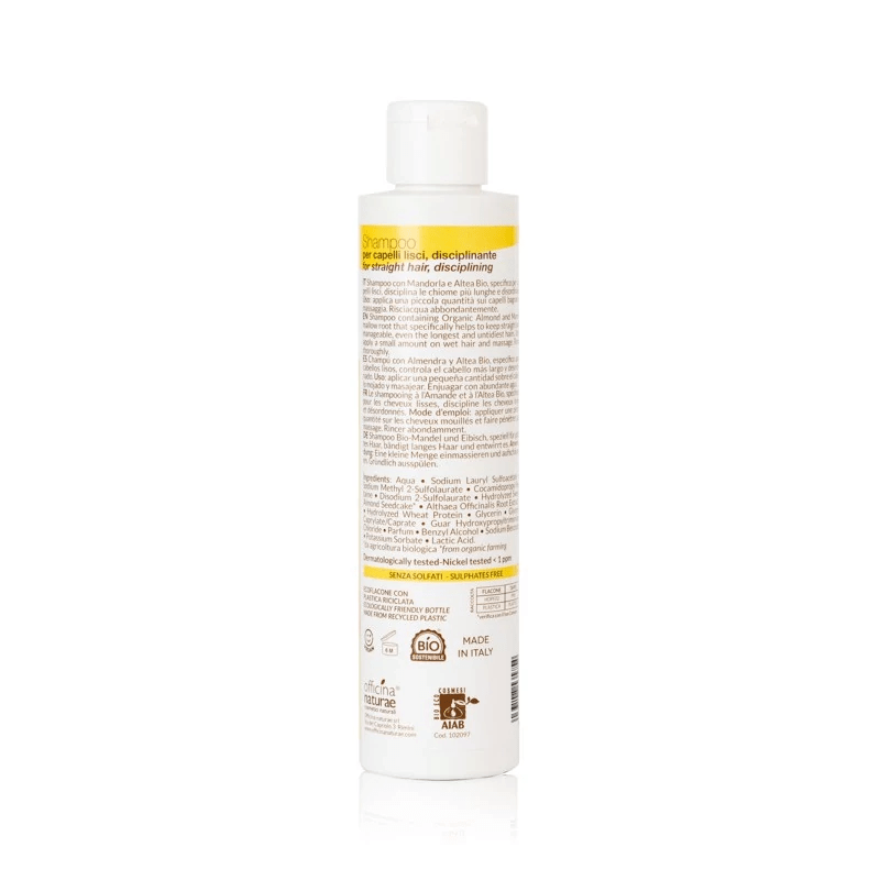 Shampoo per capelli lisci disciplinante 200ml | Officina Naturae - immagine 5