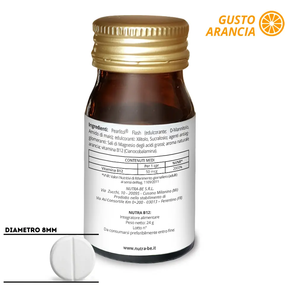 Alternative view of NUTRA B12 50 mcg | Salute mentale e fisica