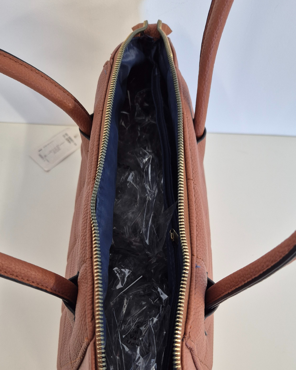 Alternative view of Borsa a Mano Diana col. Marrone