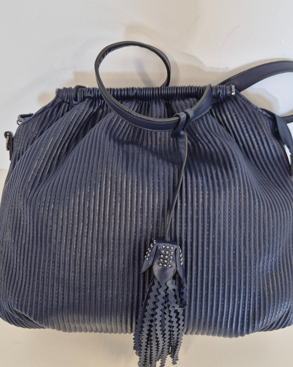 Borsa Arizona con Nappina col. Blu