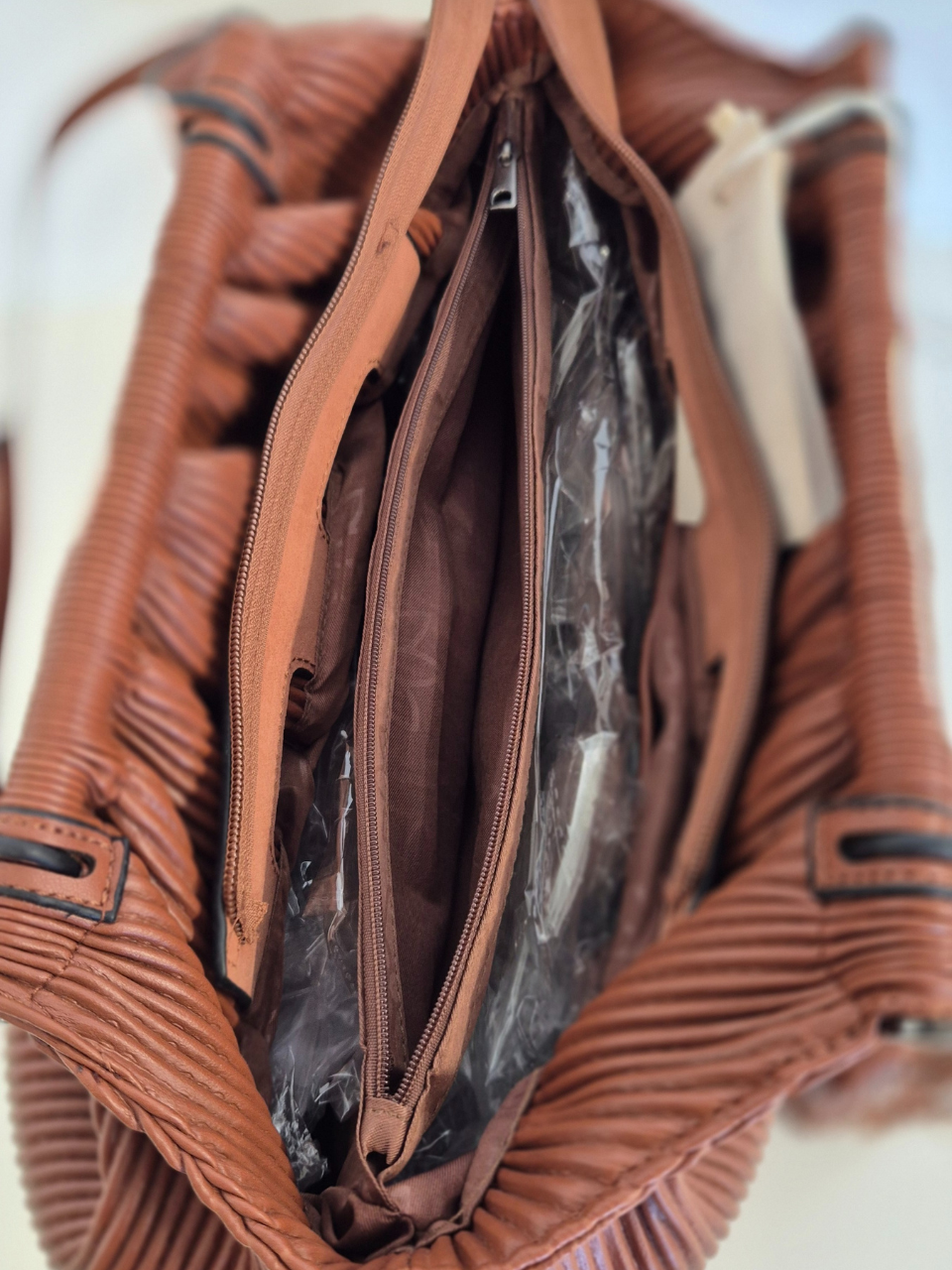 Borsa Arizona con Nappina col. Marrone - immagine 3