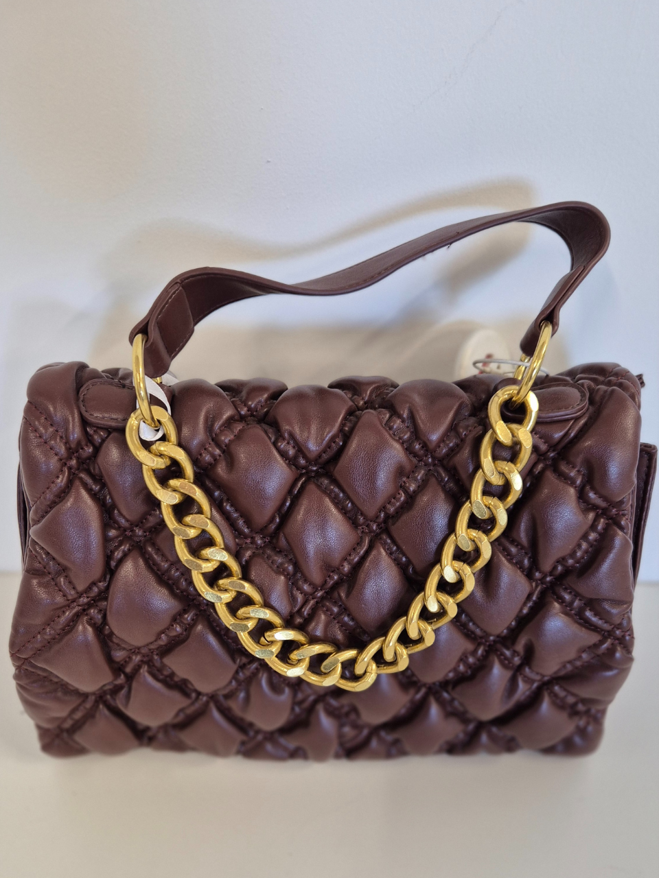 Borsa Matelassè Paris col. Marrone