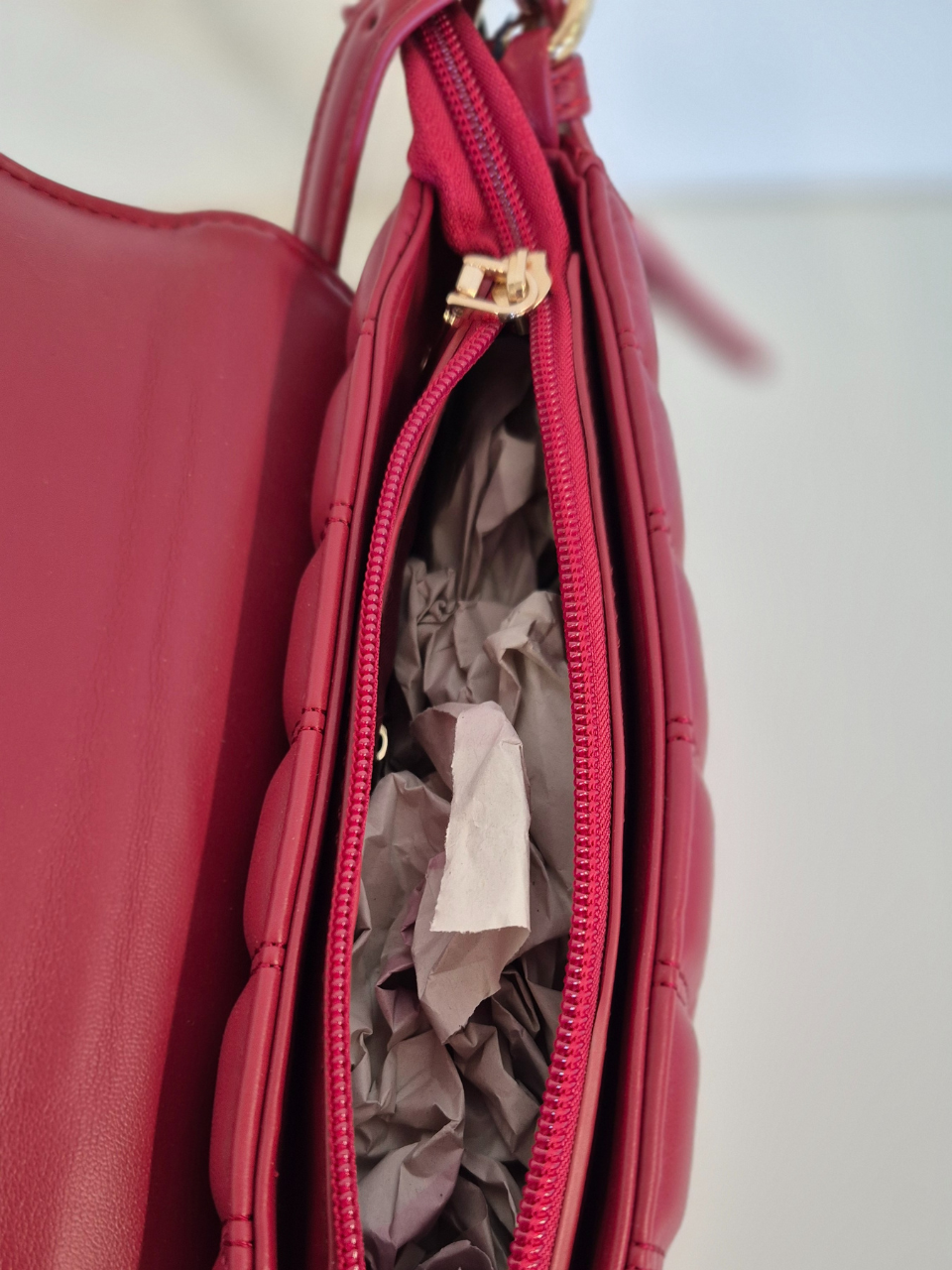 Borsa Matelassè Milano col. Rosso - immagine 3