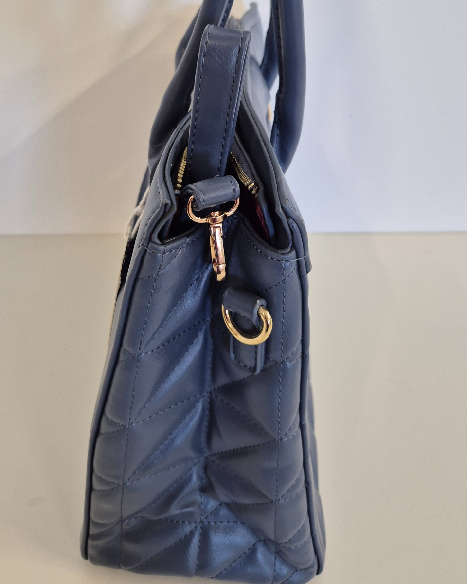 Alternative view of Borsa Matelassè Cannes col. Blu