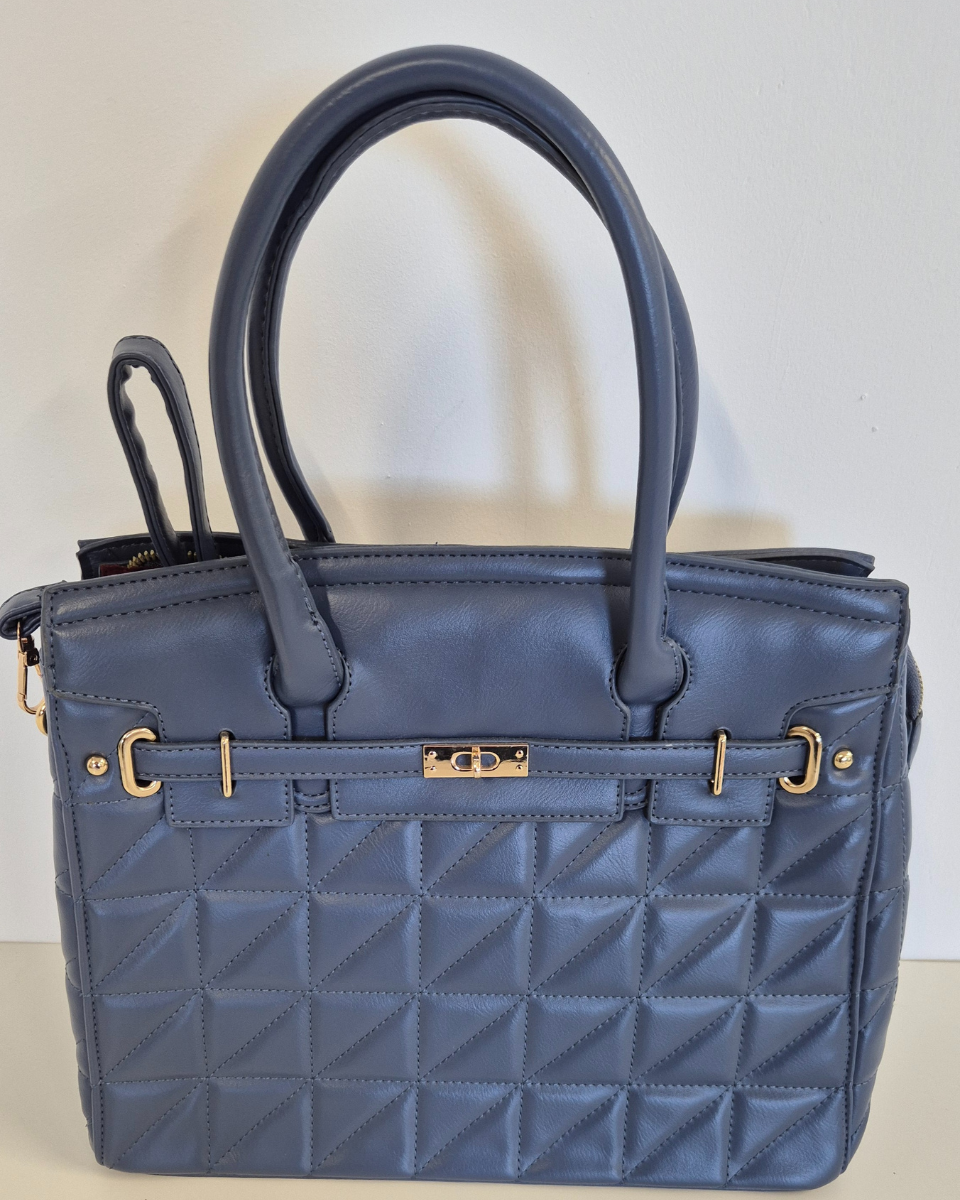 Borsa Matelassè Cannes col. Blu