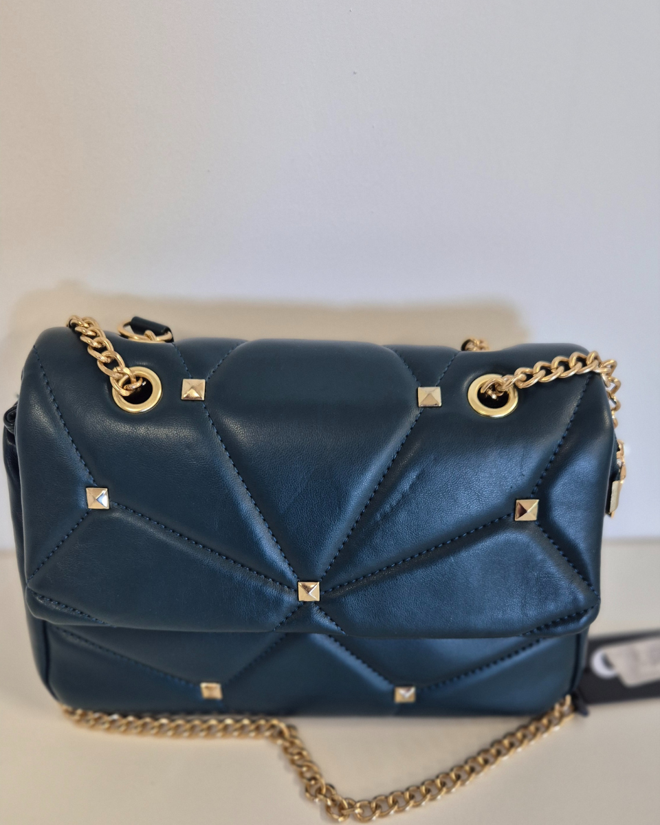 Borsa Clutch Annabelle col. Blu Ottanio