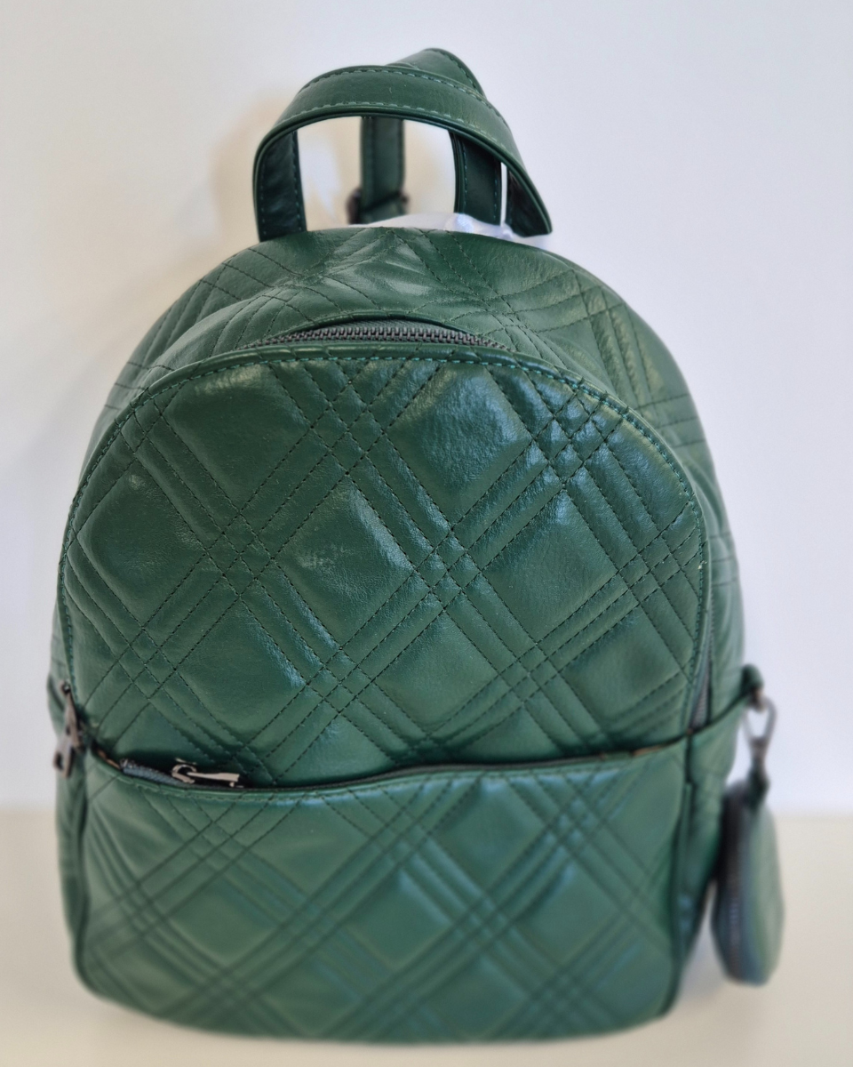 Zaino Matelassè con portamonete Valerie col. Verde