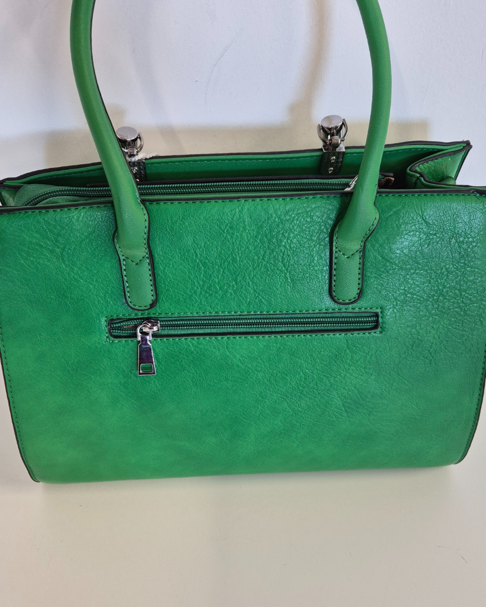 Alternative view of Borsa a Mano Isadora col. Verde