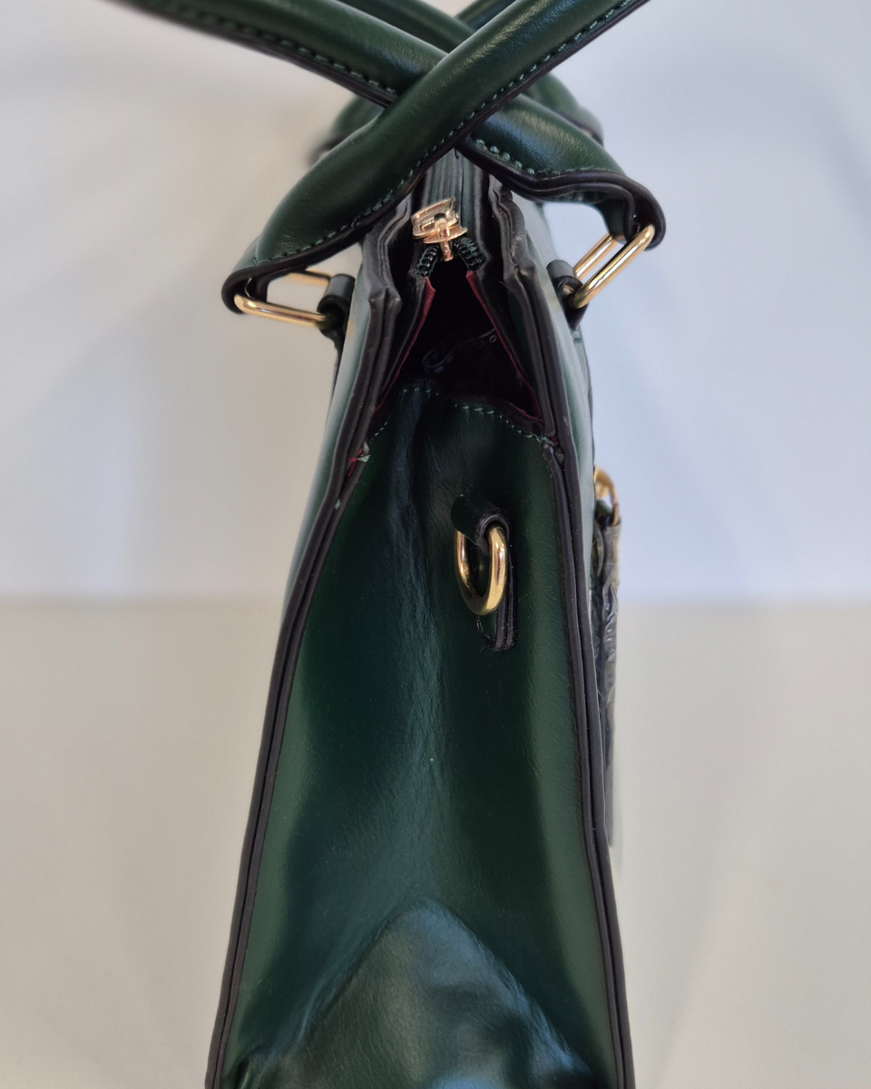 Alternative view of Borsa a Mano Anna col. Verde