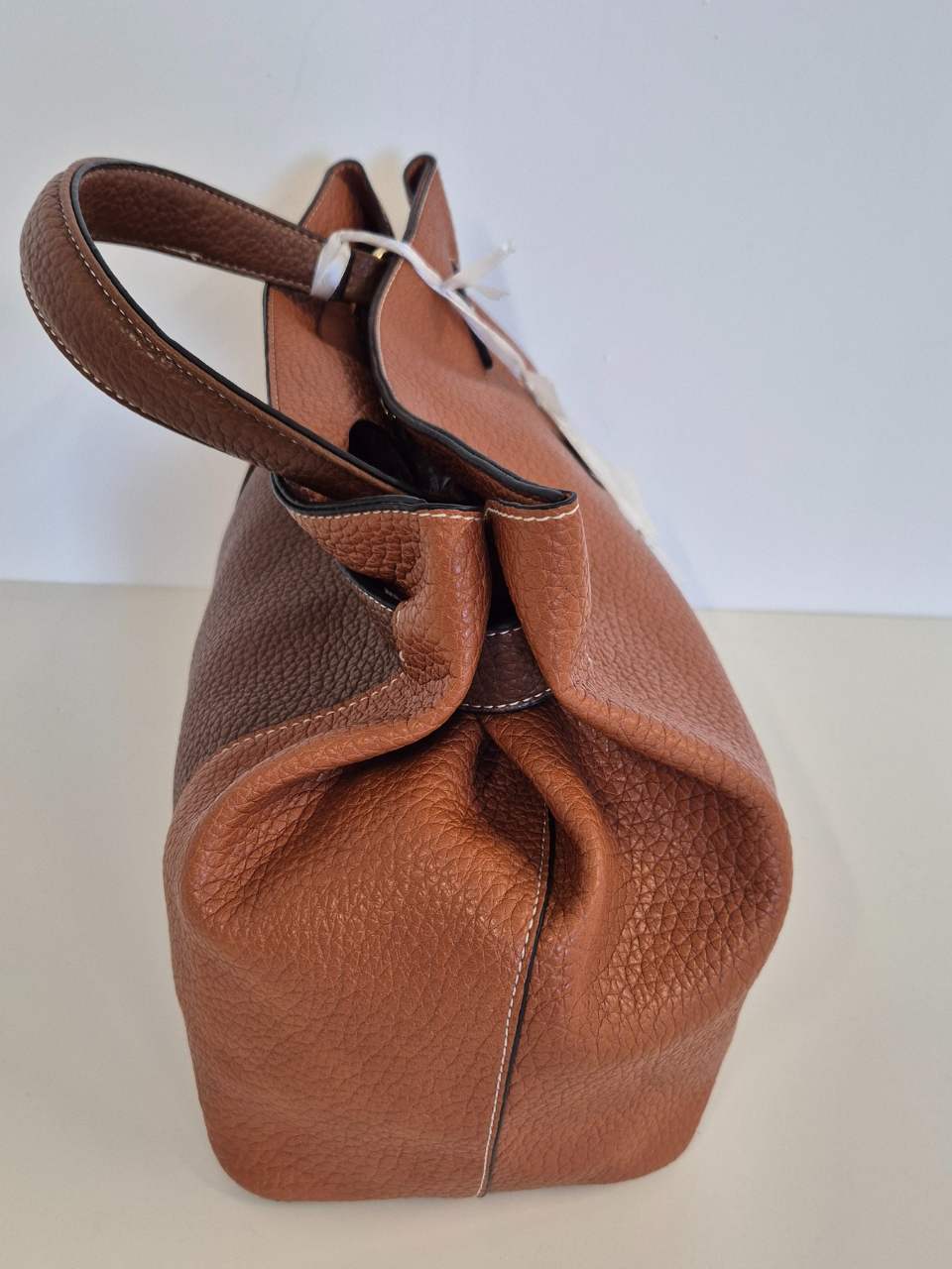 Borsa a mano e tracolla capiente Melissa col. Marrone - immagine 2