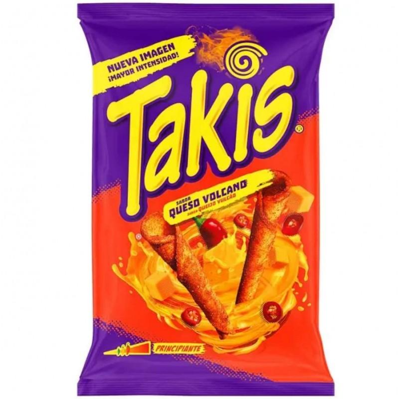 CHIPS TAKIS PATATINE SNACK DI MAIS QUESO VOLCANO