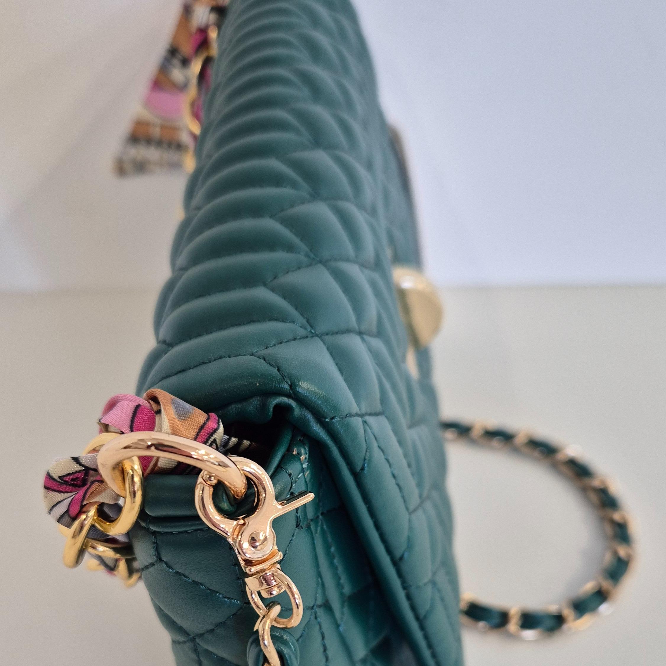 Borsa Shoulder Aurora col. Verde - immagine 3