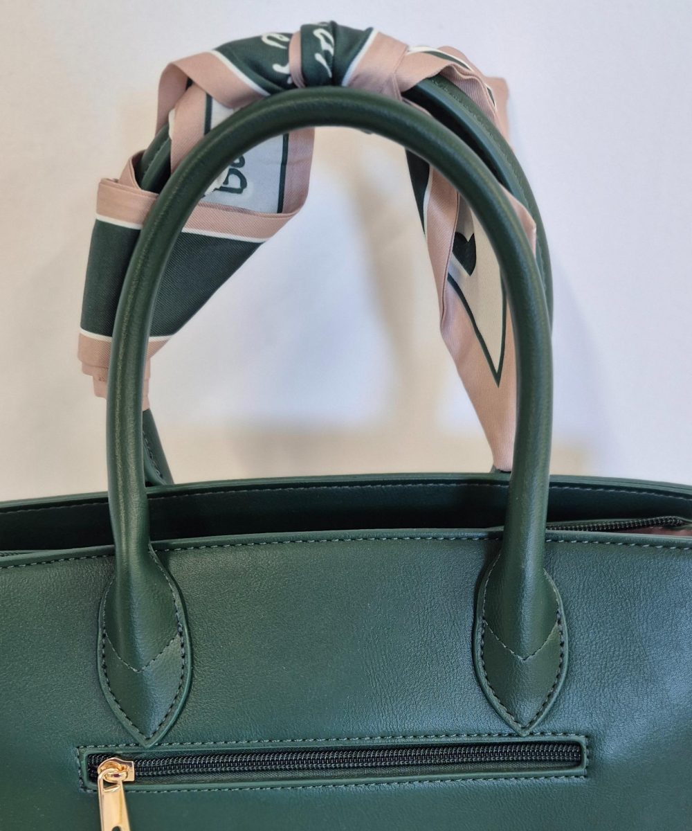 Alternative view of Borsa Tote Giada col. Verde Bosco