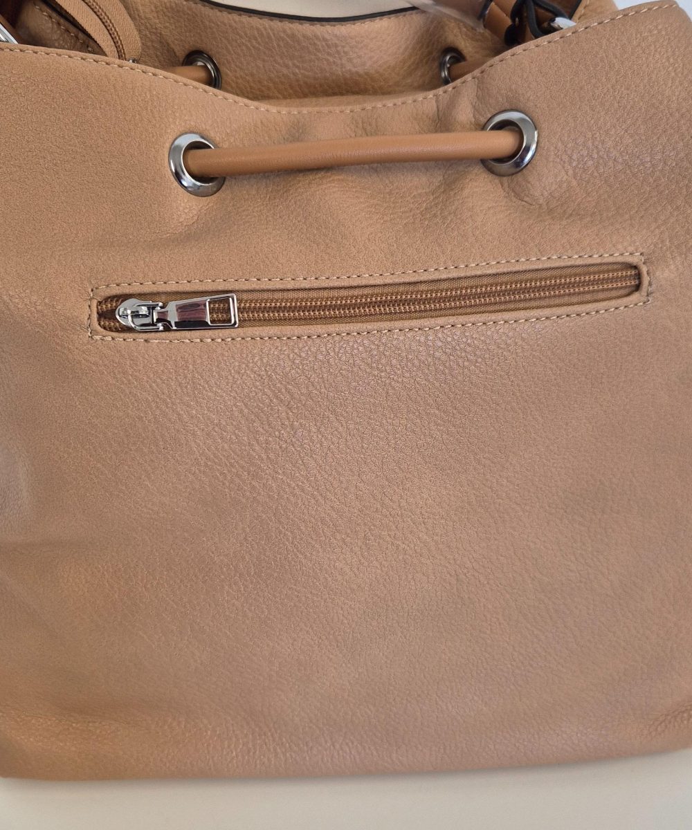 Alternative view of Borsa Bucket Chiara col. Beige
