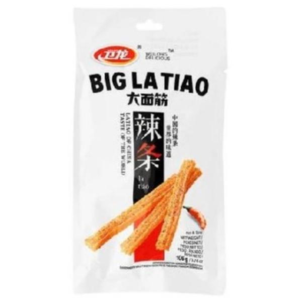 WEILONG Big Latiao Hot X Spicy 106gr - Snack Piccante da 106 Grammi Ideale per Amanti dei Gusti Piccanti