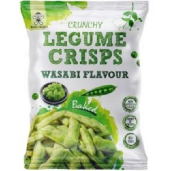 West Coast Crunchy Legume Crisps Wasabi Flavour 85G Snack di Legumi Croccanti con Sapore Wasabi Ideale per Merenda Gustosa e Salata