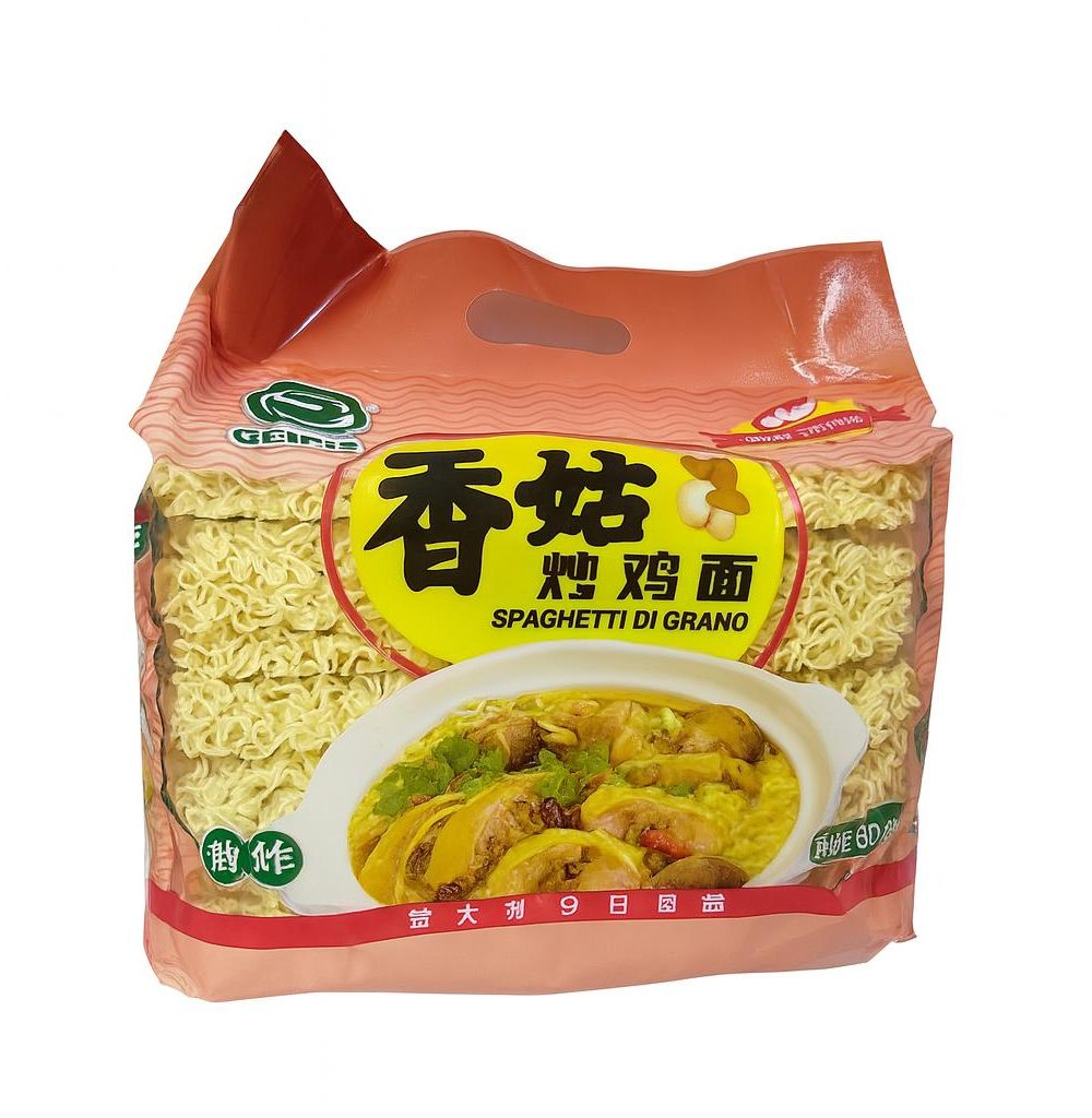 Ramen AI Funghi Pacco da 12 Pezzi 720g Spaghetti di Grano Gusto Tradizionale Italiano per Cucina Orientale