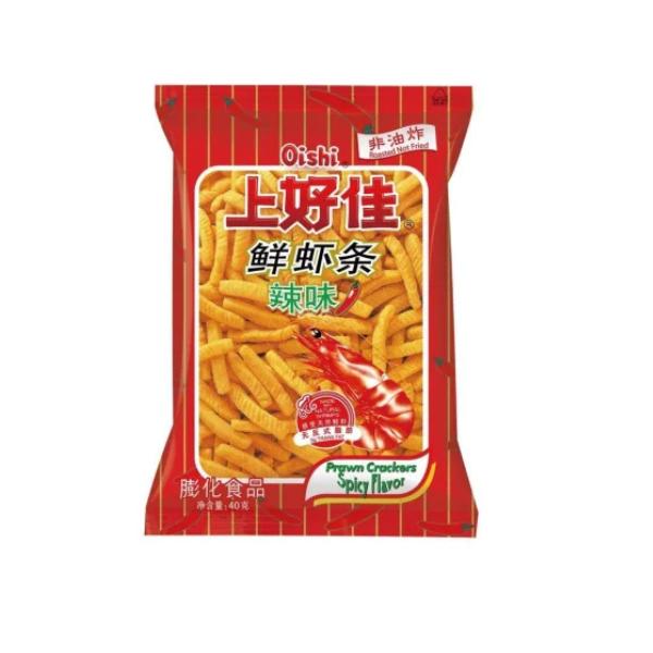 Chips al gusto di Gamberi Piccante - Oishi 40g