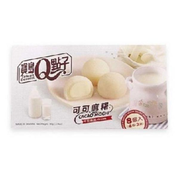 Taiwan Dessert Cacao Mochi Crema 80g Dolce Irresistibile al Cioccolato e Mochi Ideale per Sessioni di Dessert 80g Gusto Cacao e Mochi