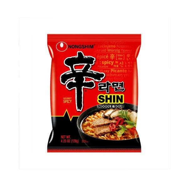 NONGSHIM Shin Ramyun Packet - Pacchetto di Ramyun Gourmet Spicy di NONGSHIM Ideale per Amanti del Ramyun