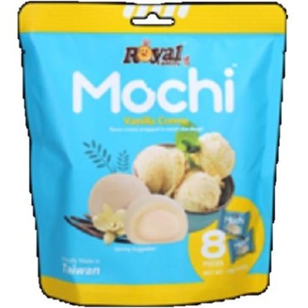 Royal Family Mochi Vaniglia 120gr - 8 Pezzi Cocco Cremoso Taiwan Snack Dessert